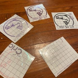 Stickers and apparel! Just message me and we can discuss prices and orders.